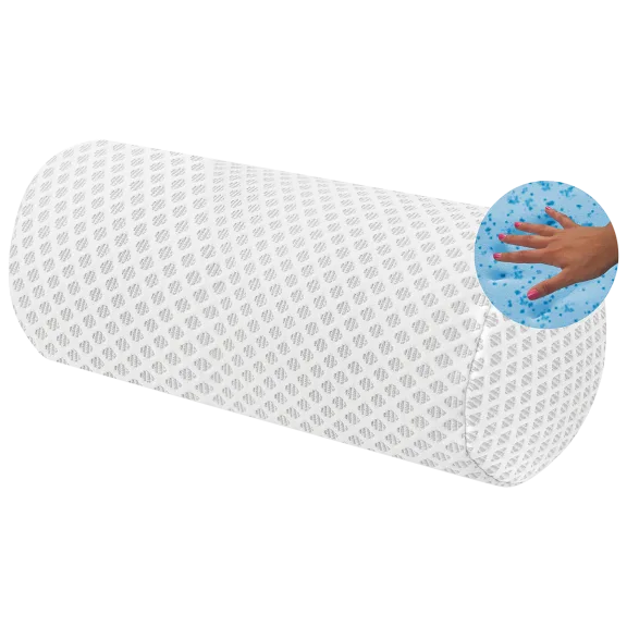 SensorPEDIC Conforming Memory Foam Neck Roll Pillow