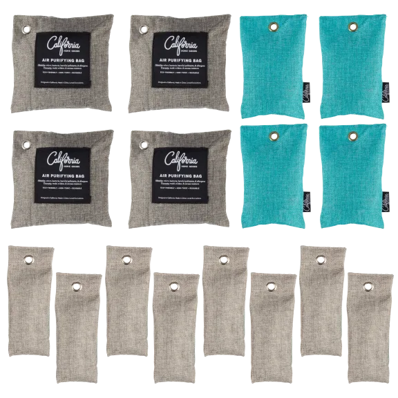 16-Pack: California Home Goods Activated Charcoal Moisture & Odor Absorber Bags