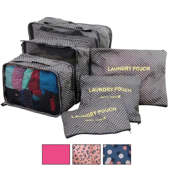 6-Piece Luggage Organizer