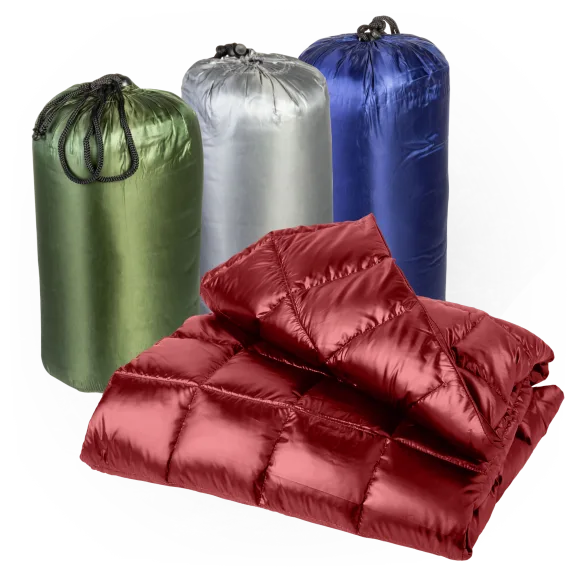 Concierge Collection Packable Down Throw in Carry Bag