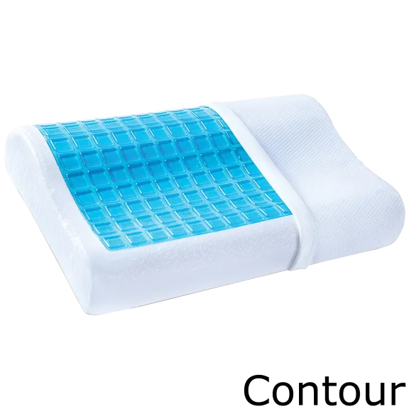 2-Pack: PharMeDoc Memory Foam + Cooling Gel Pillows