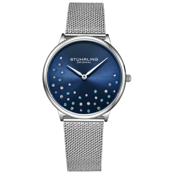 Stuhrling Women's Symphony Quartz 38mm Mesh Bracelet Watch