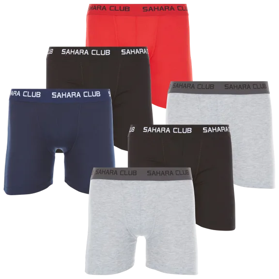6-Pack: Tagless Men's Boxer Briefs Assortment