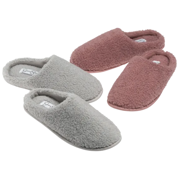 Jessica Simpson Berber Clog Slippers