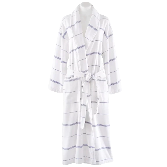 Peacock Alley Striped Plush Robe