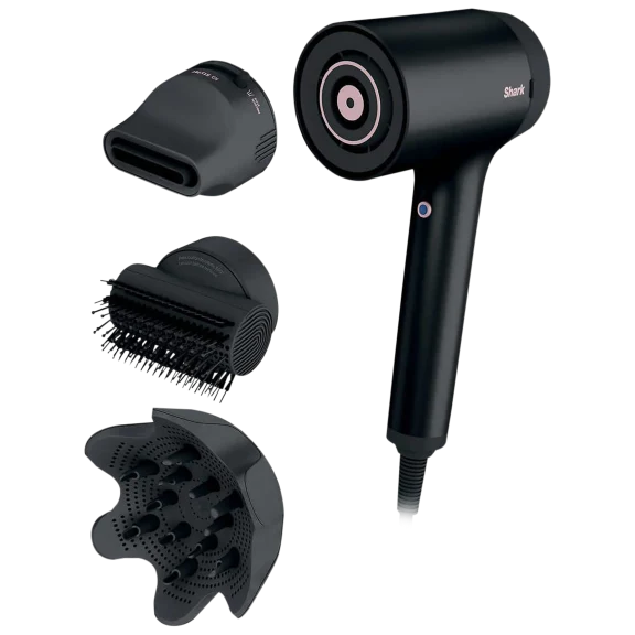 Shark HyperAIR Hair Dryer With IQ 2-in-1 Concentrator Attachments (Refurbished)