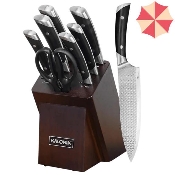 Kalorik Cobra 8-Piece Cutlery Block Set