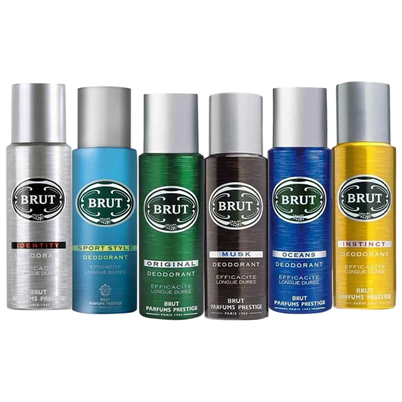 6-Pack: BRUT Deodorant Spray 200ml