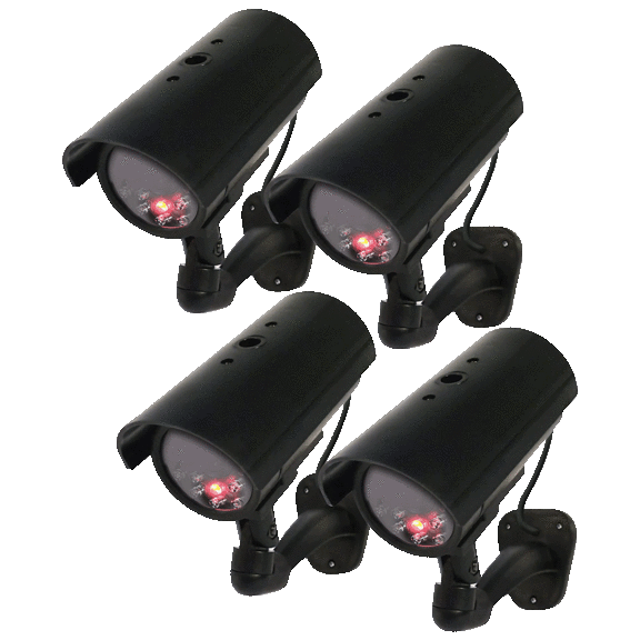 Pick-Your-4-Pack: KGUARD Indoor/Outdoor Dummy Camera