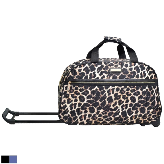 Adrienne Vittadini Quilted Duffel On Wheels