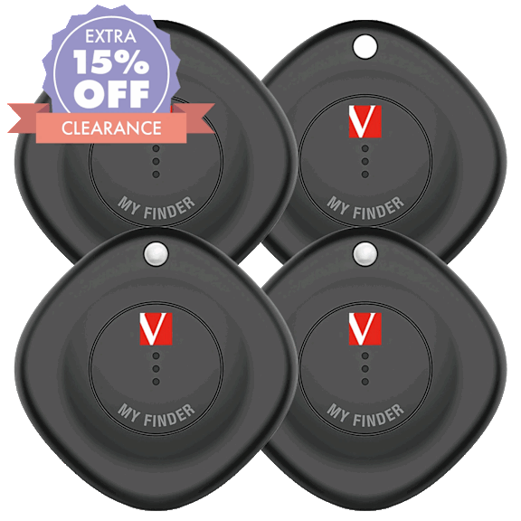 4-Pack: Verbatim My Finder Bluetooth Tracker