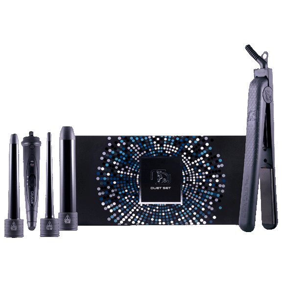 Royale Duet Set - Mega 3P Curling Wand & Classic Straightener