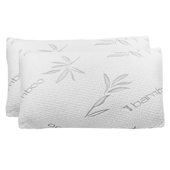 2-Pack: Bed & Brand Prestige Bamboo Pillows