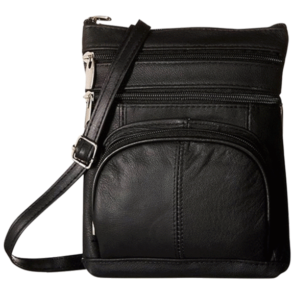 Maze Super Soft Leather Crossbody Bag