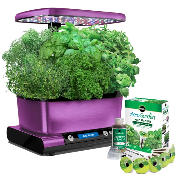 AeroGrow AeroGarden Harvest Elite Wi-Fi in Eggplant