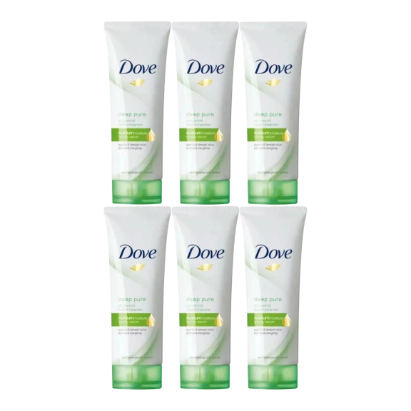 6-Pack: Dove Deep Pure Oil Control Facial Cleaner