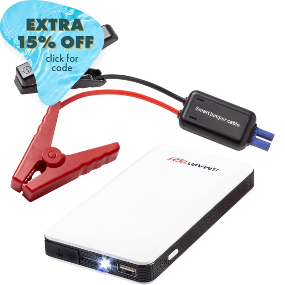 Smartech Lithium Powered 450A Jump Starter and Power Bank