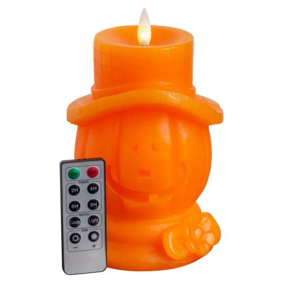 Unmatched 7" 3D Flame Jack-O-Lantern