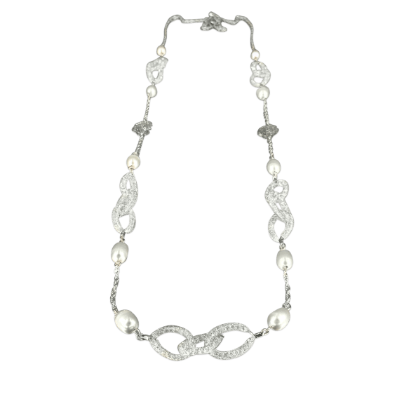 Pacific Pearls Rose Atoll Collection 18K Gold Filled Necklace