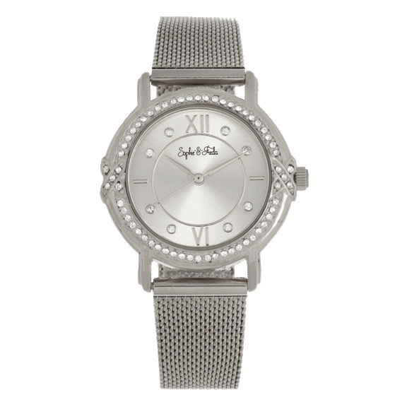 Sophie & Freda Reno Bracelet Watch with Swarovski Crystals