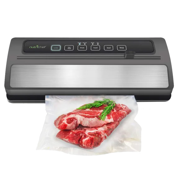 NutriChef Upgraded Automatic Vacuum Sealing System with Starter Kit
