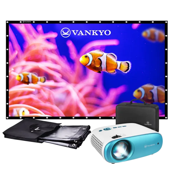 Vankyo Cinemango 100 WiFi Projector with 100" Screen