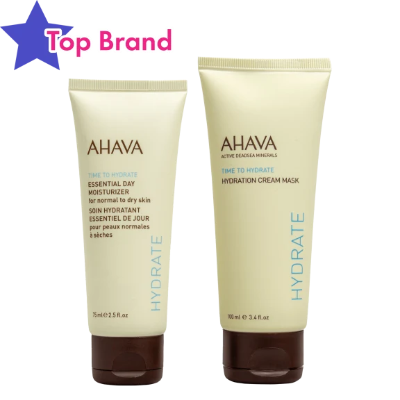 AHAVA Essential Moisturizer and Hydration Cream Mask Set