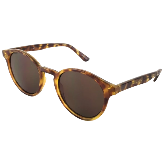 Ann Taylor Women's Tortoise Brown Round Frame Sunglasses