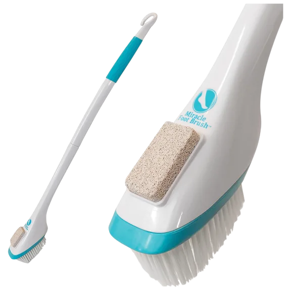 Miracle Foot Brush with Pumice Stone (30" Length)