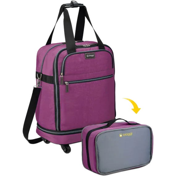 Biaggi Zipsak 22" Micro Fold Spinner Carry On