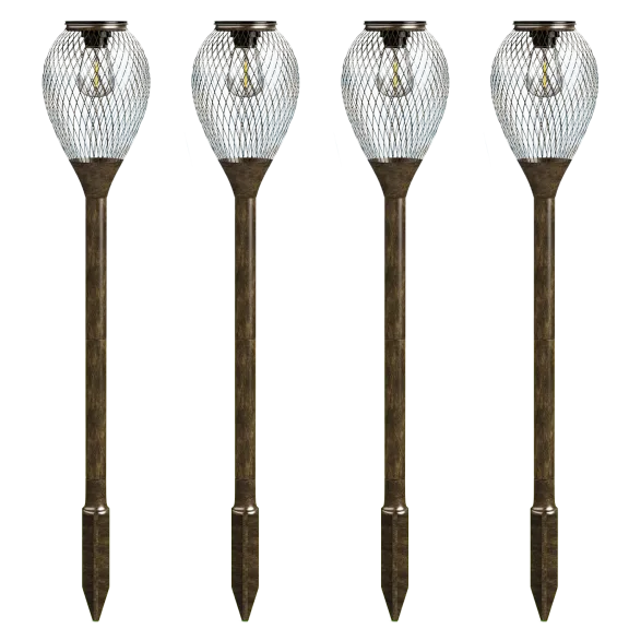 4-Pack: Hakol IP65 Outdoor Solar Lights