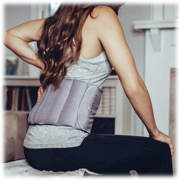 Therma-Stretch Hot/Cold Back Therapy Wrap + Bonus Eye Mask