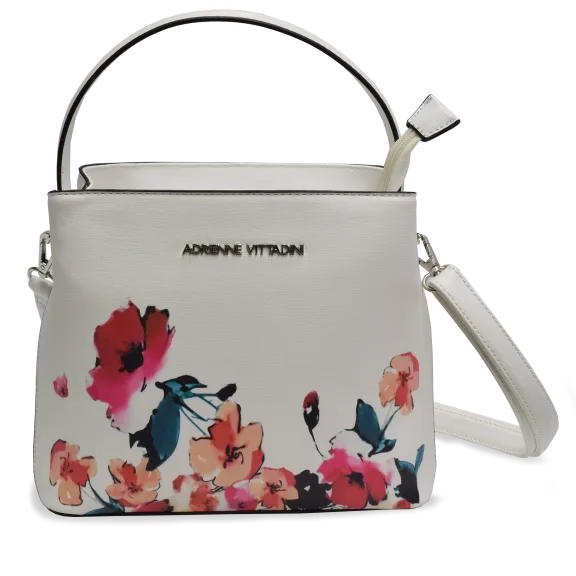 Adrienne Vittadini Watercolor Floral Collection Crossbody