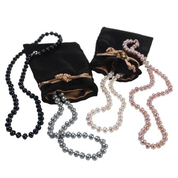 Pacific Pearls Palliser Lagoon Collection 7-8mm Necklace with Magnetic Clasp