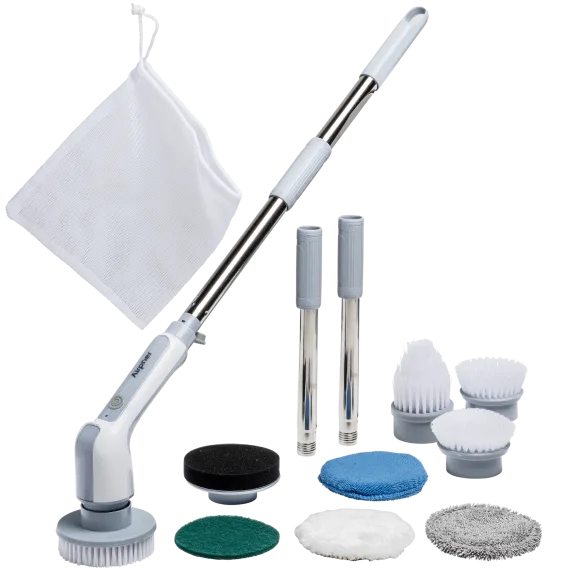Airpher Electric Cleaning Brush With 9 Attachable Brush Heads