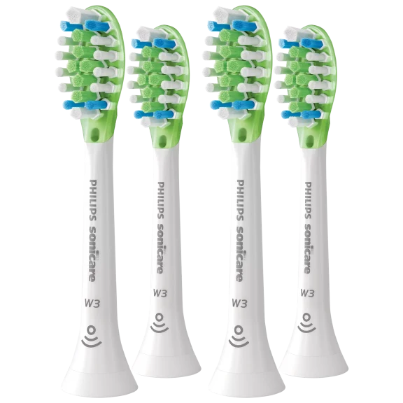 4-Pack: Philips Sonicare W3 Replacement Toothbrush Heads with BrushSync
