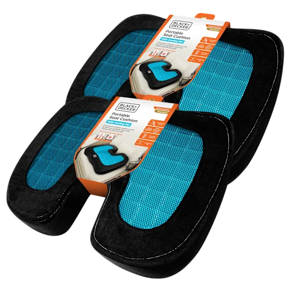 Paquete de 2: Cojín de Asiento Black+Decker en Forma de U con Gel Refrescante