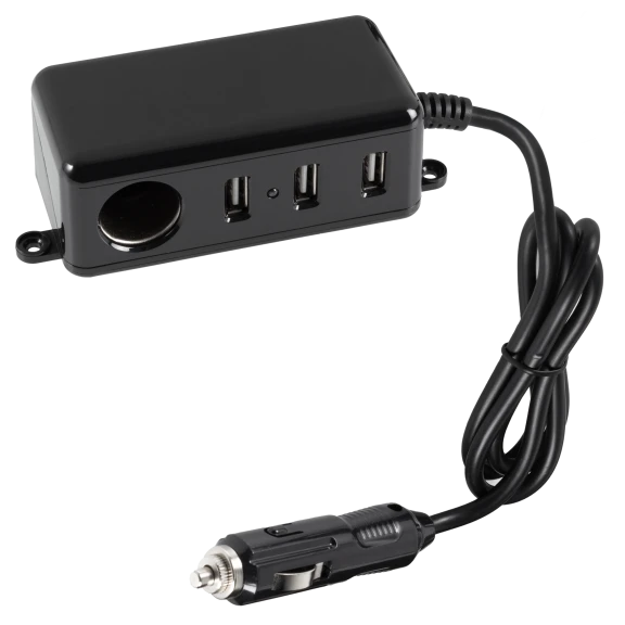 Craig Car Charger Power Hub Combo with DC & 3 USB Ports