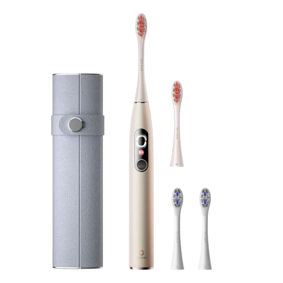 Oclean X Pro Digital Sonic Feedback Toothbrush with 4 Brush Heads