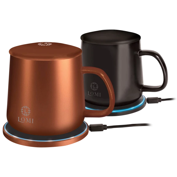 Lomi Smart Mug with 2-in-1 Warmer & 15W Wireless Charger