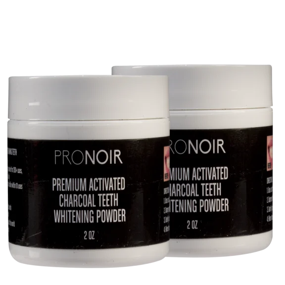 2-Pack: ProNoir Coconut Activated Charcoal Teeth Whitening Powder