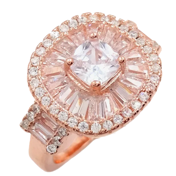 4 Carat Bold Baguette Statement Ring