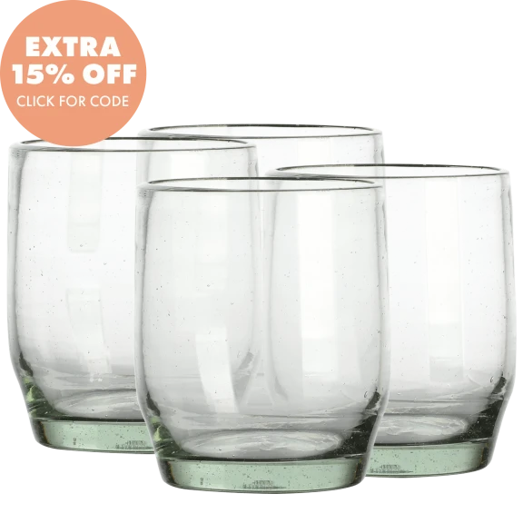 4-Pack: Cravings by Chrissy Teigen Spanish Double Old-Fashioned Glass Set