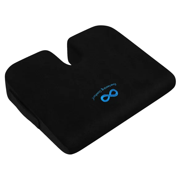 Everlasting Comfort Memory Foam Seat Cushion for Home and Car
