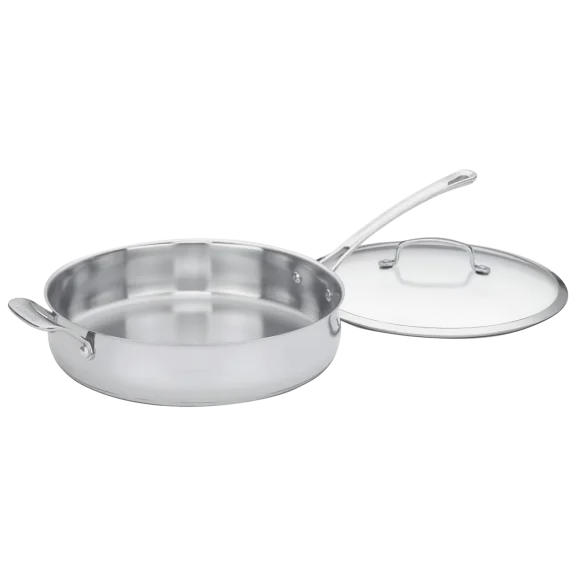 Cuisinart Contour 5-Quart Saute' Pan with Helper Handle and Cover