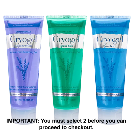 2-Pack: Vitaminerals Cryogel Pain Relief Gel
