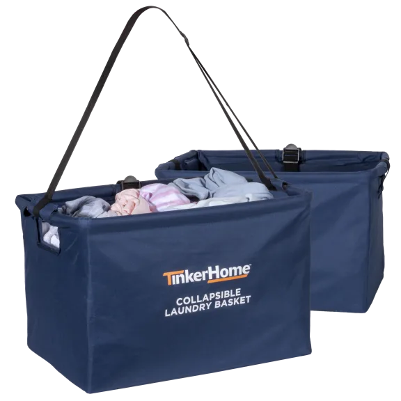 TinkerHome Collapsible Hanging Laundry Basket