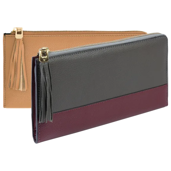 Shiraleah Preston Long Zip Wallet