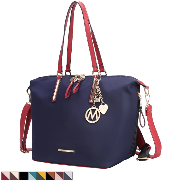 MKF Collection Layla Convertible Backpack Tote by Mia K
