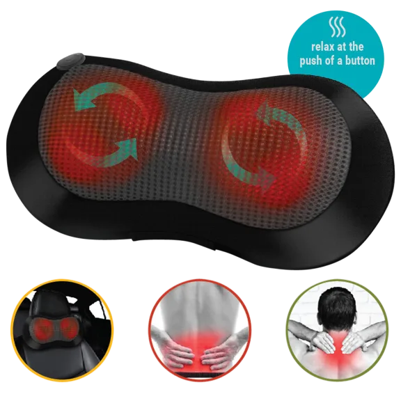 Vivaspa Kneading & Heating Shiatsu Neck & Lumbar Massager